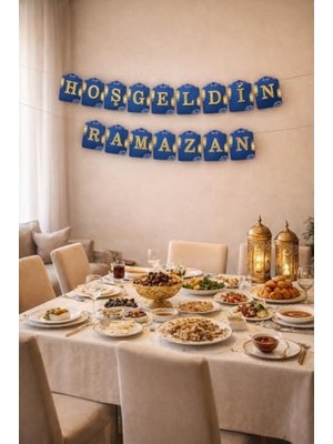 aklow akyoleticaret “hoş Geldin Ramazan” Dekorlu Tavan Süsü, Sahur ve Iftar Temalı