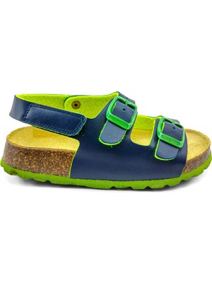 Superfit Ortopedik Çocuk Sandalet P 600124-8100 - Lacivert Yeşil BLAU /  GRÜN