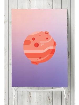 aklow akyoleticaret (PSTER3017) Uzay Temalı Çocuk Odası Poster 8 (60X90 Cm)