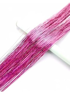 aklow akyoleticaret Kadın Hair Tinsel Parlak Simli Saç Süsü, 718294355HB