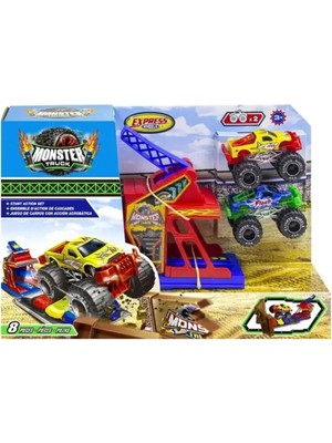 aklow akyoleticaret Express Wheels Die Cast Metal Araçlı Fırlatma Rampası