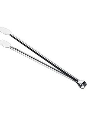 aklow akyoleticaret Klasik Metal Mangal Maşası 36 Cm-32 Cm-27 cm Uzun-Kısa Boy Çelik Yemek Barbekü Izgara Kömür Köz (36 cm - 1 Adet)