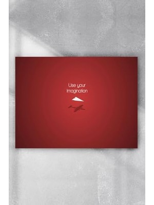 aklow akyoleticaret PSTER7032 Halay Gücü - Use Your Imagination Girişimcilik Poster 60X90 cm