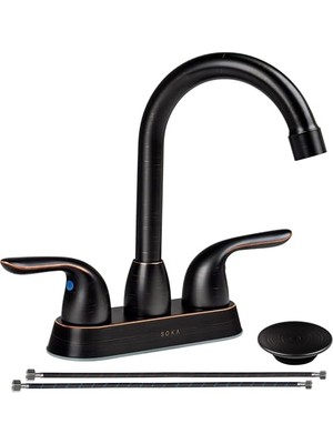 aklow akyoleticaret Banyo Lavabo Bataryası, Düz Başlıklı, Fırçalanmış Nikel