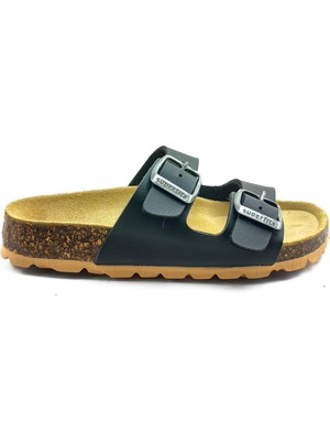 Superfit Ortopedik Çocuk Terlik Çift Bantlı P 800111-0000 - Siyah Schwarz