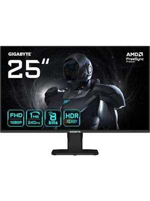 aklow akyoleticaret Monitör 24,5" LED Düz GS25F2A Ss Ips/1MS/240HZ/Fhd
