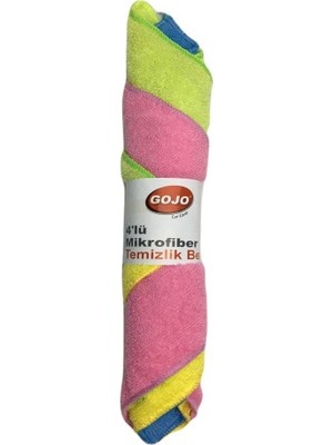 Şanal Gojo Mikrofiber Temizlik Bezi 4 Lü 30X30 cm