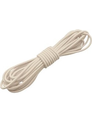 aklow akyoleticaret Krem Renk 5 Metre 2 mm Yuvarlak Lastik
