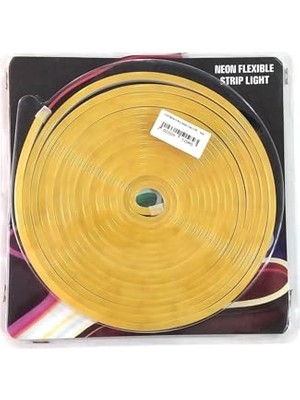 aklow akyoleticaret LED Neon Flex 6 mm Sarı 12V - 5mt