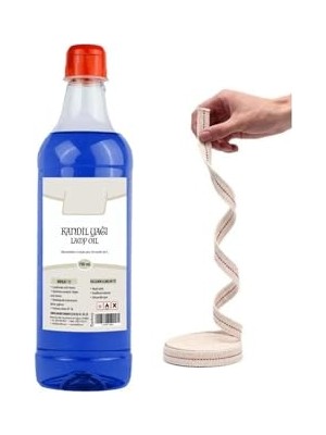 aklow akyoleticaret Mavi Kandil Yağı, Iç Mekan Kullanımı, 750 Ml, 50 cm Fitil Dahil