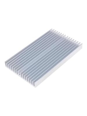 aklow akyoleticaret Ram, Alkatronik 6 cm x 10 cm x 1 cm Alüminyum Metal Soğutucu Blok Radyatör Amfi LED Entegre Transistor VGA Memory