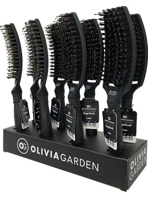 Şanal Olivia Garden - Full Black Display + 8 Fingerbrush Combo Medium