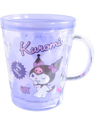 Şanal Kuromi Lisanslı Çift Cidarlı Banyo Bardağı 350 ml - Sanrio