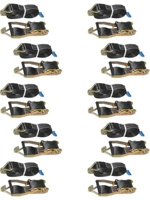 aklow akyoleticaret Safeset Sg-60 50 mm 2 Inç Spanzet 10 mt 2500-5000DAN 10 mm Çift J Kanca 1.1 Yük Gerdirme Halatı (4)