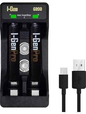 aklow akyoleticaret G211 2'li AA/AAA/9V Pil Şarj Aleti ve 2 Adet Aaa Pro 1100 Mah 1.2V Ni-Mh Ince Şarjlı Kalem Pilli Set
