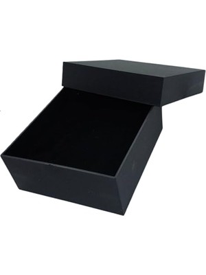aklow akyoleticaret Mat; Siyah Renk; KÜÇÜK.3,7X3,7X1,57INC; Ev; Ofis; Işyeri; Saat; Mucevher; Takı; Anahtarlık; Boncuk; Dügün; Dogum Günü; Mezuniyet; Yılbaşı; Tatil; Dayanıklı Plastikten Içi Süngerli