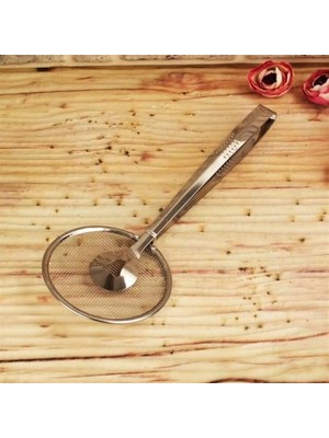 aklow akyoleticaret Çok Amaçlı Süzgeçli Paslanmaz Metal Haşlama ve Kızartma Maşası