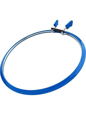 aklow akyoleticaret Üstün Kalite; Metal Yaylı Gergi Nakış Çemberleri, Çapraz Stich Hoop, Darning Hoops, Nakış Gergi Kulübesi (Mavi, Orta)