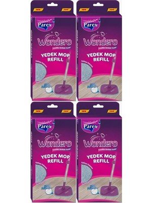 Şanal Wondero Yedek Paspas Mop Refill (4 Lü Set)