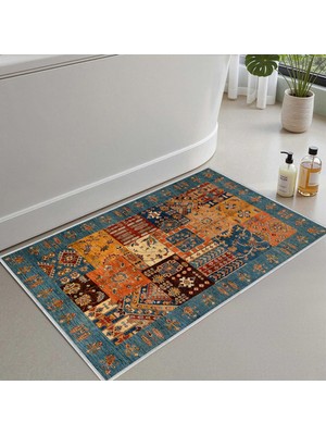 Şanal Monnhein Banyo Paspası, Yumuşak Banyo Halısı, Kaymaz Dot Tabanlı, Su Emici, Makinede Yıkanabilir - 40 x 60 cm
