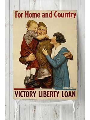 aklow akyoleticaret (PSTER9328) Victory Vintage Poster (40X60 Cm)