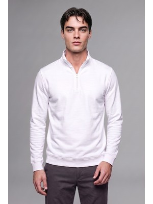 Defacto  Erkek Sweat F2821AX/WT34 Whıte