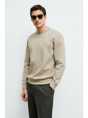 Lufian Grand Erkek Sweat 112030192 Bej
