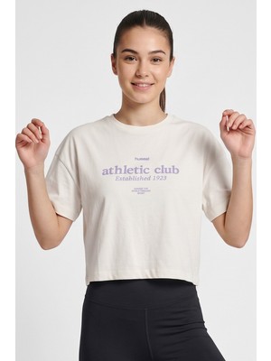 Hummel Hmllıly T-Shırt S/s Kadın T-Shirt 912423-9157 Egret