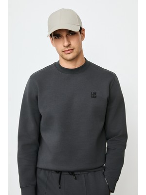 Lufian Grand Erkek Sweat 112030192 Antrasit