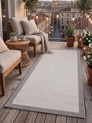 aklow akyoleticaret Beyaz Gri Sisal Halı, Kaymaz Tabanlı ve Yıkanabilir