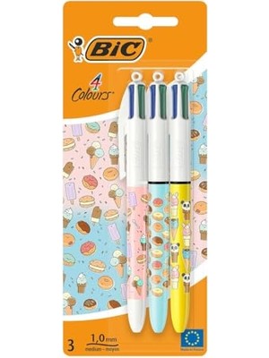 aklow akyoleticaret Penna 4 Colouri Cuttie Yemek Seti, 3 Parça, 503771