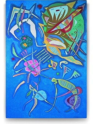 aklow akyoleticaret Wassily Kandinsky Silent Harmony Tablosu 70X100 cm
