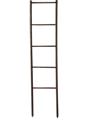 Şanal Akat Cosy Saksı ve Bahçe Bitkileri Ahşap Destek Merdiveni (12 x 50 Cm)