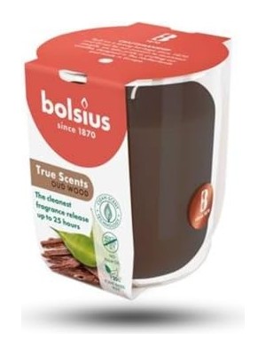 aklow akyoleticaret Ud Ağacı Kokulu Bardakta Mum, Vegan, Doğal, Saf Koku Özlü, Palmiye Yağı Içermez, 25 Saat Yanma Süresi, Koyu Kahverengi, 80 Mm/73 mm