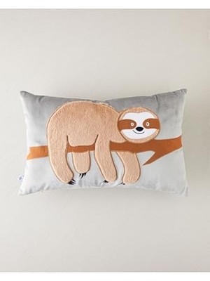 aklow akyoleticaret Faultier Bebe Dekoratif Kırlent 35X55 cm Açık Gri