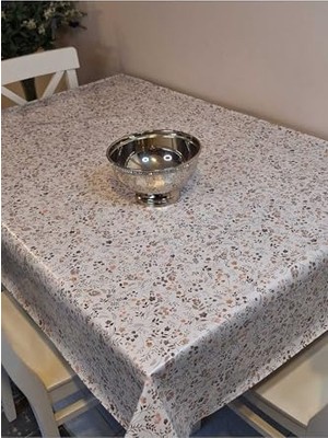 aklow akyoleticaret Başak Ev TEKSTILI(3940) Elyaflı Pvc Muşamba, Desenli Silinebilir Masa Örtüsü RENKLI-100 x 140