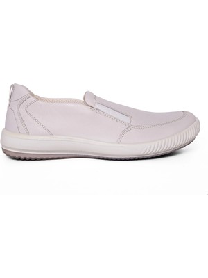 Legero Unisex Deri Ayakkabı Tanaro Bağcıksız 000215-1000 - Beyaz BEYAZ