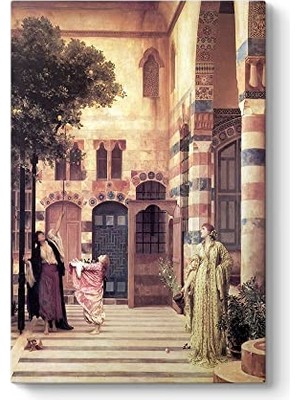 aklow akyoleticaret Frederic Leighton, Old Damascus Tablosu 100 x 140