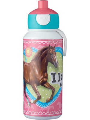 Şanal Mepal Su Şişesi 400 Ml, At Desenli