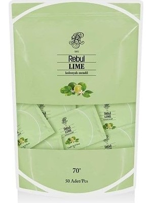 aklow akyoleticaret Lime Kolonyalı Mendil 50'li