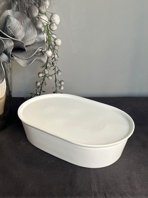 Şanal Be Original Pera 28 cm Oval Kapaklı Fırın & Saklama Kabı