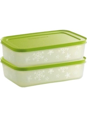 Şanal Tupperware Alaska Buzdolabı Saklama Kabı Yatay (2 x 1 Lt)