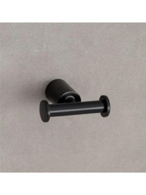 Şanal System Icon Ikili Askılık Siyah Renk 32X78X84 mm