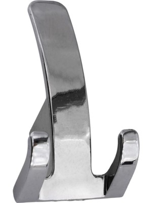 Şanal BADEM10 Apex Metal Portmanto Askı Vestiyer Duvar Dolap Elbise Askısı Krom Mobilya Kapı Askılığı Aparatı
