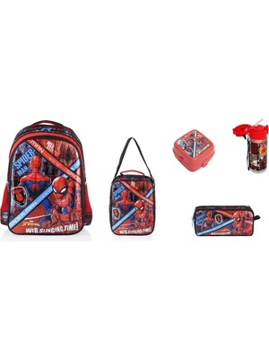 Okul Çantası, 5 Parça Set, Çok Renkli