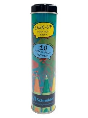 aklow akyoleticaret Schneıder Lıne-Up Metal Tüp Set, 10'lu