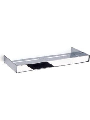 Şanal System Banyo Krom Duş Rafı Krom Renk 50X100X250 mm Beyaz Tek Ebat BA3002 043 Cr