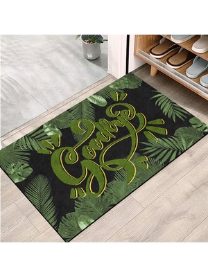 Şanal Monnhein Kapı Önü Paspası - Modern ve Şık Kapı Paspası | Ev, Ofis ve Dış Mekân Kullanımı Için (Tropical Goodbye) 45X65