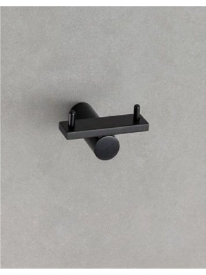 Şanal System Pıvot Ikili Askılık Siyah Renk 484X80X82 mm