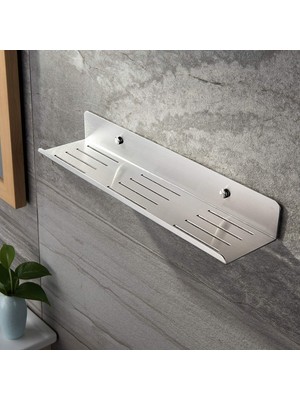 Şanal Deltahome Paslanmaz Çelik 40CM Banyo Rafı Duş Rafı Düzenleyici - Inox